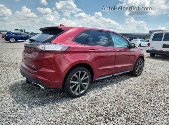 2FMPK4AP3HBC20623 2017 FORD EDGE Red უკანა მარჯვენა