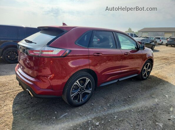 2FMPK4AP3KBC10469 2019 FORD EDGE Red Задня права чверть