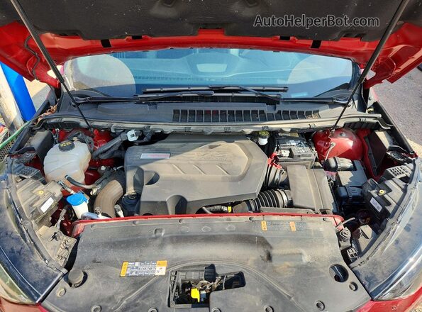 2FMPK4AP3KBC10469 2019 FORD EDGE Red Вид підкапотного простору