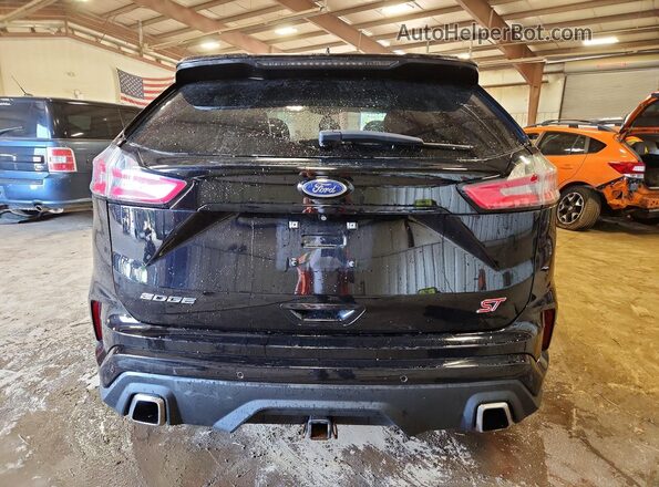 2FMPK4AP3KBC61308 2019 FORD EDGE Black Вид ззаду