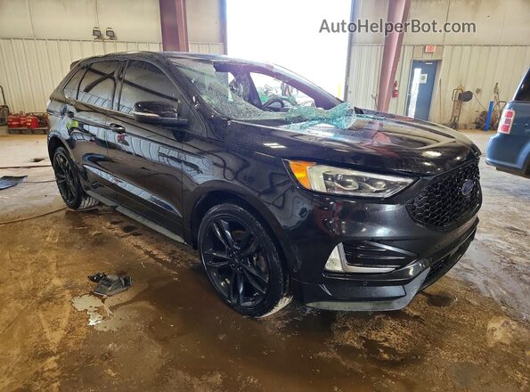 2FMPK4AP3KBC61308 2019 FORD EDGE Black Передня права чверть