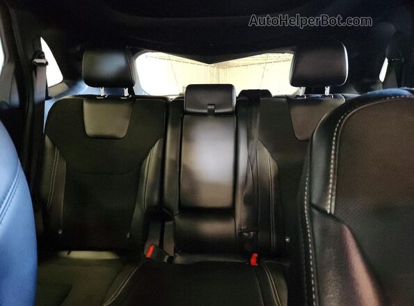 2FMPK4AP3KBC61308 2019 FORD EDGE Black Вид задніх сидінь