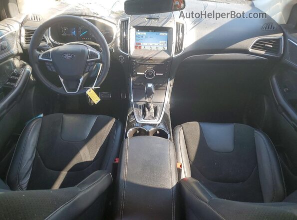 2FMPK4AP4GBB15393 2016 FORD EDGE Black წინა პანელის ხედი