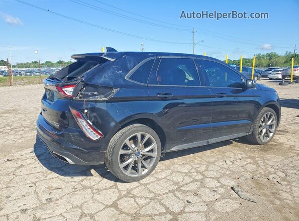 2FMPK4AP4GBB15393 2016 FORD EDGE Black უკანა მარჯვენა