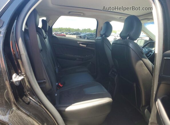 2FMPK4AP4HBB72789 2017 FORD EDGE Black Вид задніх сидінь