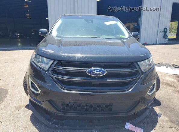 2FMPK4AP4HBB72789 2017 FORD EDGE Black Вид спереду