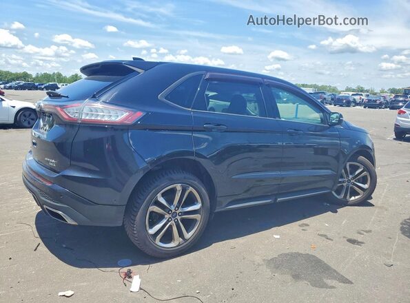 2FMPK4AP4HBB72789 2017 FORD EDGE Black Задня права чверть