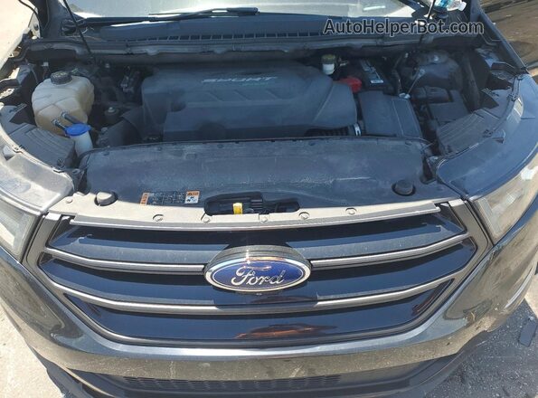 2FMPK4AP4HBB72789 2017 FORD EDGE Black Вид задньої частини салону