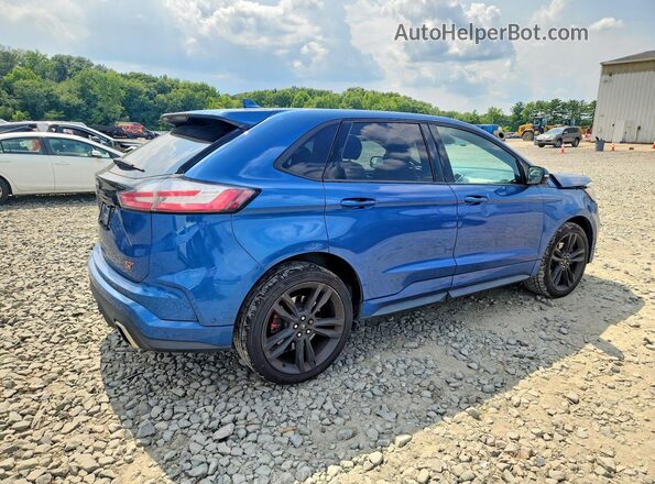 2FMPK4AP4KBB52050 2019 FORD EDGE Синий Задняя правая четверть