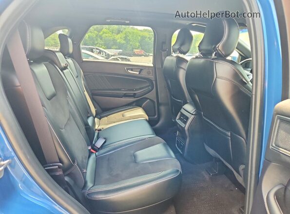2FMPK4AP4KBB52050 2019 FORD EDGE Синий Вид задних сидений