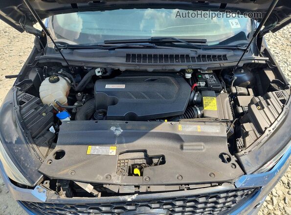 2FMPK4AP4KBB52050 2019 FORD EDGE Синий Вид задней части салона