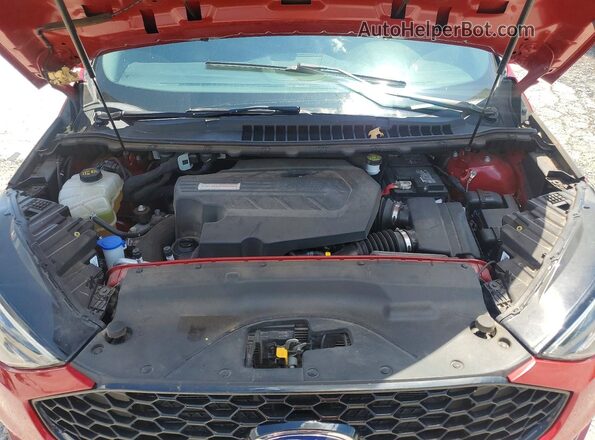 2FMPK4AP4LBB03982 2020 FORD EDGE Red ძრავის განყოფილების ხედი