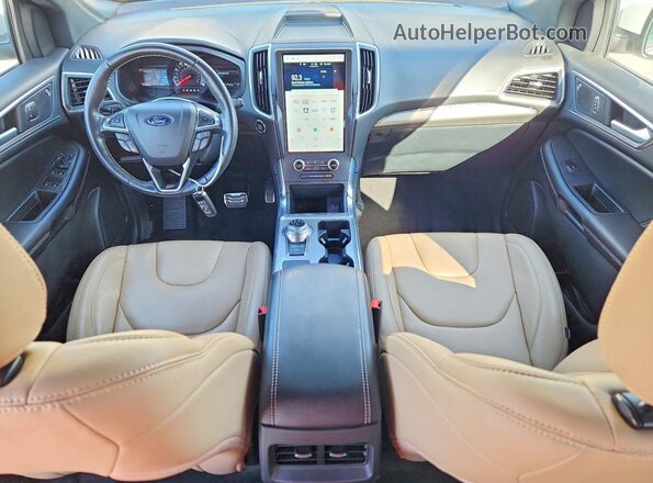 2FMPK4AP4PBA49315 2023 FORD EDGE White Առջևի վահանակի տեսք