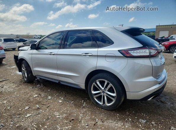 2FMPK4AP5HBB06154 2017 FORD EDGE Серебряный Задняя левая четверть