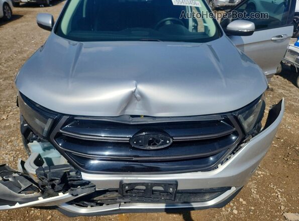 2FMPK4AP5HBB06154 2017 FORD EDGE Серебряный Вид подкапотного пространства