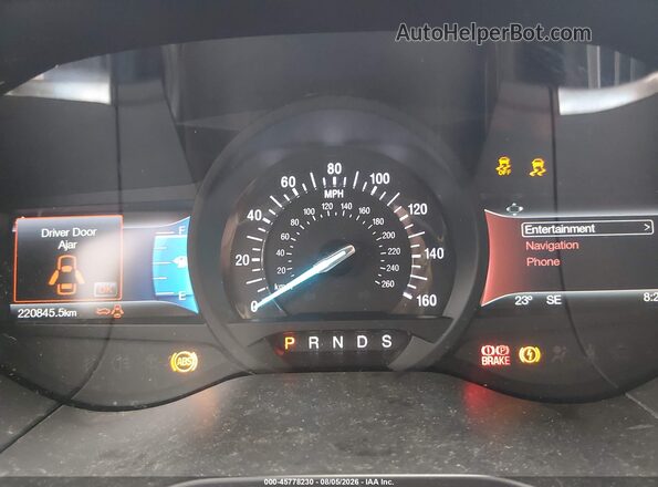2FMPK4AP5JBB00750 2018 FORD EDGE White Вид задніх сидінь