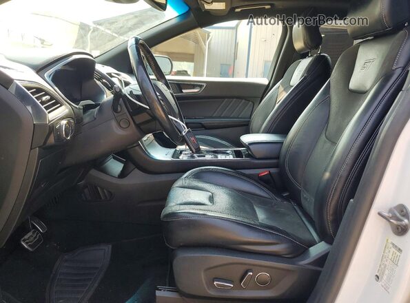 2FMPK4AP5KBB99622 2019 FORD EDGE White Вид салону спереду
