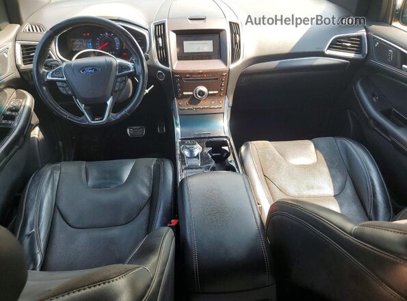 2FMPK4AP5KBB99622 2019 FORD EDGE White Вид панелі приладів