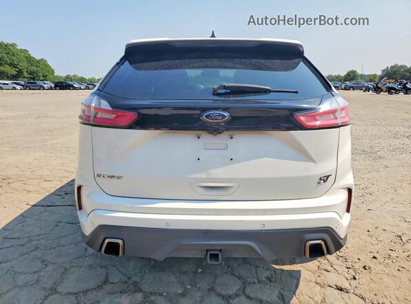 2FMPK4AP5KBB99622 2019 FORD EDGE White Вид ззаду