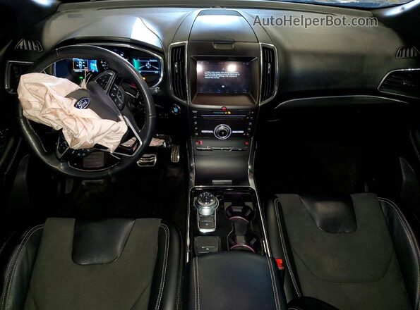 2FMPK4AP5KBC10960 2019 FORD EDGE Gray წინა პანელის ხედი