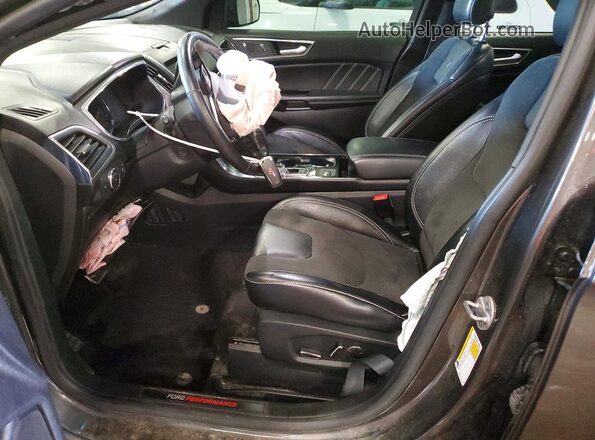 2FMPK4AP5KBC10960 2019 FORD EDGE Gray წინა სალონის ხედი