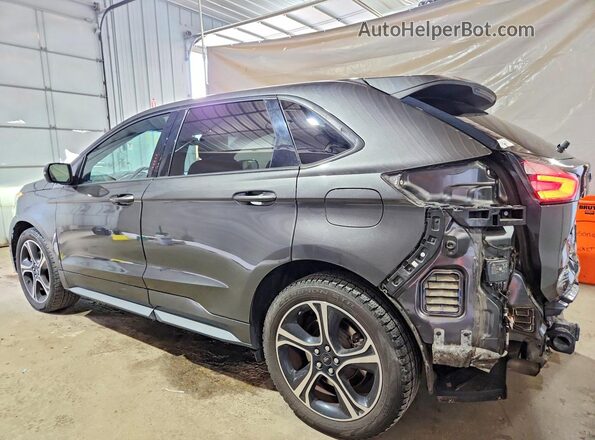 2FMPK4AP5KBC15690 2019 FORD EDGE Gray Rear left
