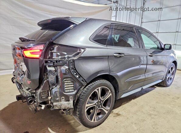 2FMPK4AP5KBC15690 2019 FORD EDGE Gray Rear right