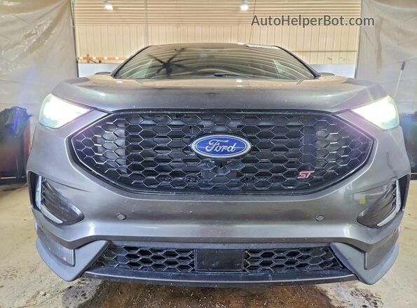 2FMPK4AP5KBC15690 2019 FORD EDGE Gray Front view