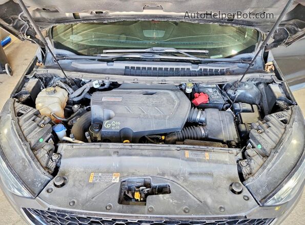 2FMPK4AP5KBC15690 2019 FORD EDGE Gray Engine compartment view