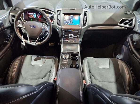 2FMPK4AP5KBC15690 2019 FORD EDGE Gray Dashboard view