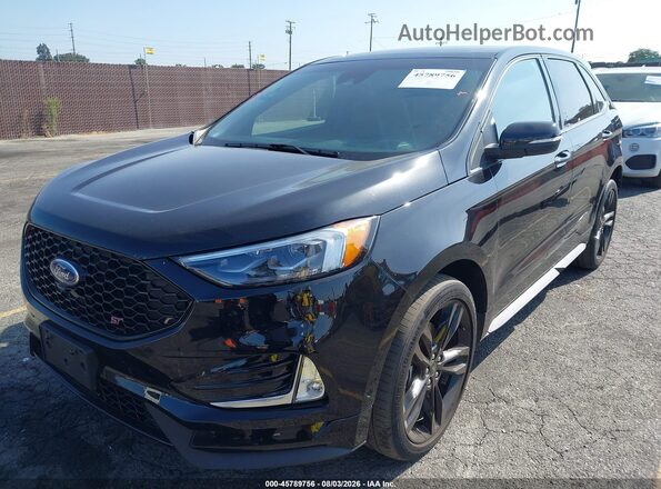 2FMPK4AP5LBA92989 2020 FORD EDGE Black Передня ліва чверть