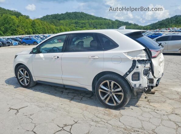 2FMPK4AP6JBB37709 2018 FORD EDGE White Trasero izquierdo