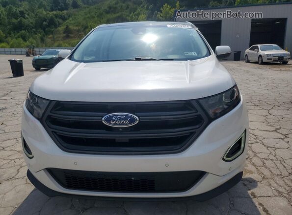 2FMPK4AP6JBB37709 2018 FORD EDGE White Vista frontal