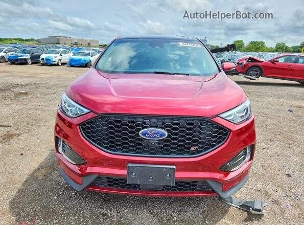 2FMPK4AP6KBC20896 2019 FORD EDGE Red Դիմացի տեսք