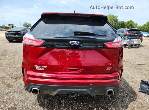 2FMPK4AP6KBC20896 2019 FORD EDGE Red Հետևի տեսք