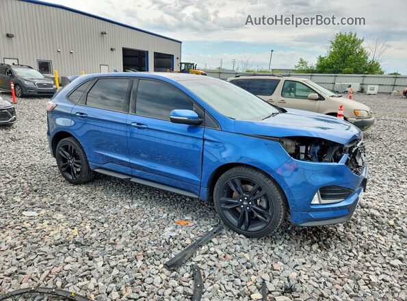 2FMPK4AP6LBA37628 2020 FORD EDGE Blue Przód prawy