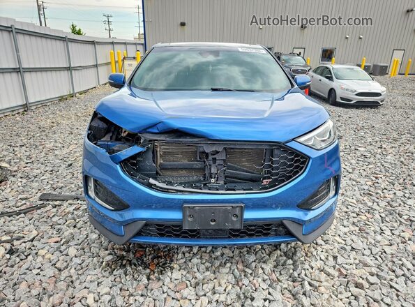 2FMPK4AP6LBA37628 2020 FORD EDGE Blue Widok z przodu
