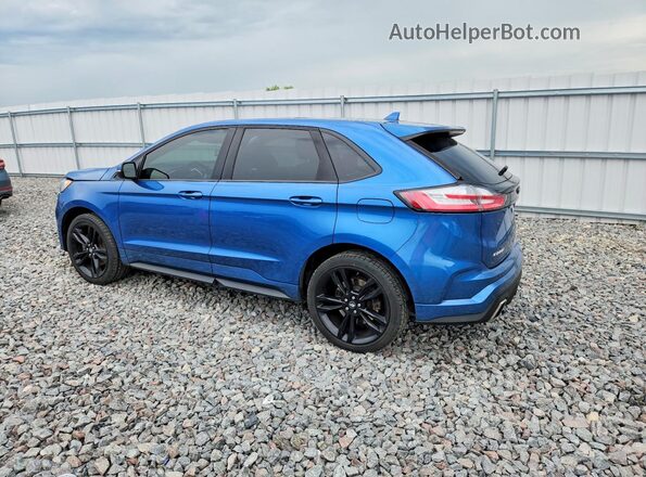 2FMPK4AP6LBA37628 2020 FORD EDGE Blue Tył lewy