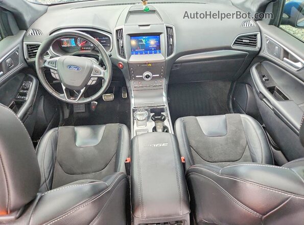 2FMPK4AP6LBA37628 2020 FORD EDGE Blue Widok deski rozdzielczej