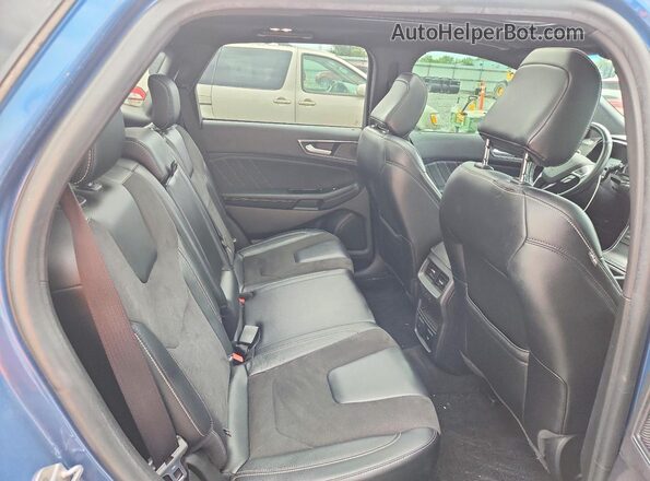 2FMPK4AP6LBA37628 2020 FORD EDGE Blue Widok wnętrza z tyłu