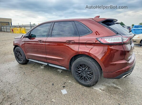 2FMPK4AP7GBB00192 2016 FORD EDGE Коричневый Задняя левая четверть