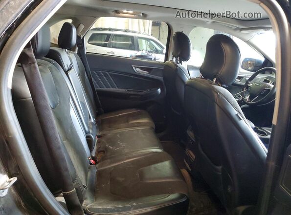 2FMPK4AP7GBB82053 2016 FORD EDGE Black Rear interior view