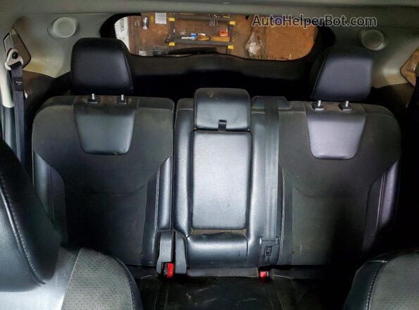 2FMPK4AP7GBB82053 2016 FORD EDGE Black Rear seats view
