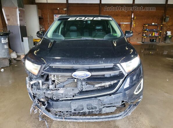 2FMPK4AP7GBB82053 2016 FORD EDGE Black Front view