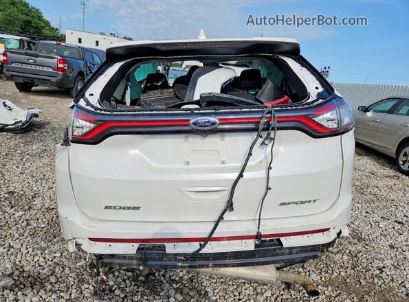 2FMPK4AP7GBC50805 2016 FORD EDGE White Vista trasera