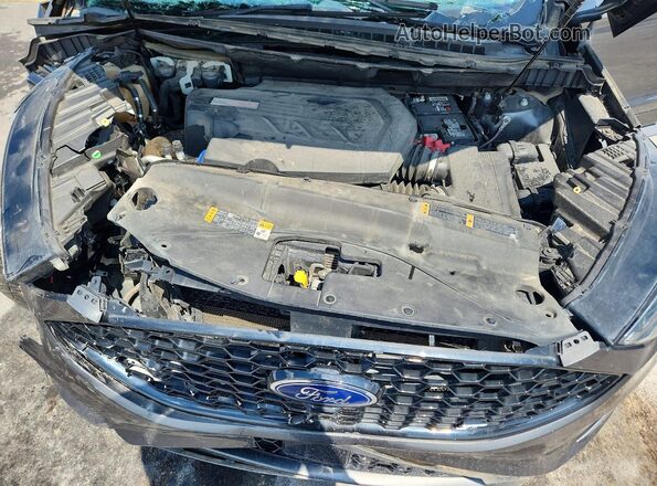 2FMPK4AP7KBB52771 2019 FORD EDGE Gray Widok wnętrza z tyłu