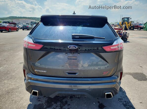 2FMPK4AP7KBB52771 2019 FORD EDGE Gray Widok z tyłu