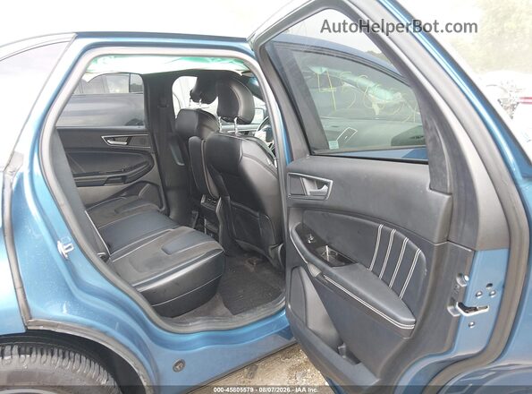2FMPK4AP7KBB68078 2019 FORD EDGE Blue Вид наклейки з VIN-кодом