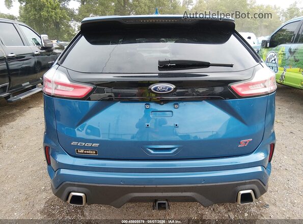 2FMPK4AP7KBB68078 2019 FORD EDGE Blue 
