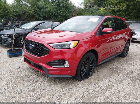 2FMPK4AP7LBA68810 2020 FORD EDGE Red Vista tres cuartos delantera izquierda